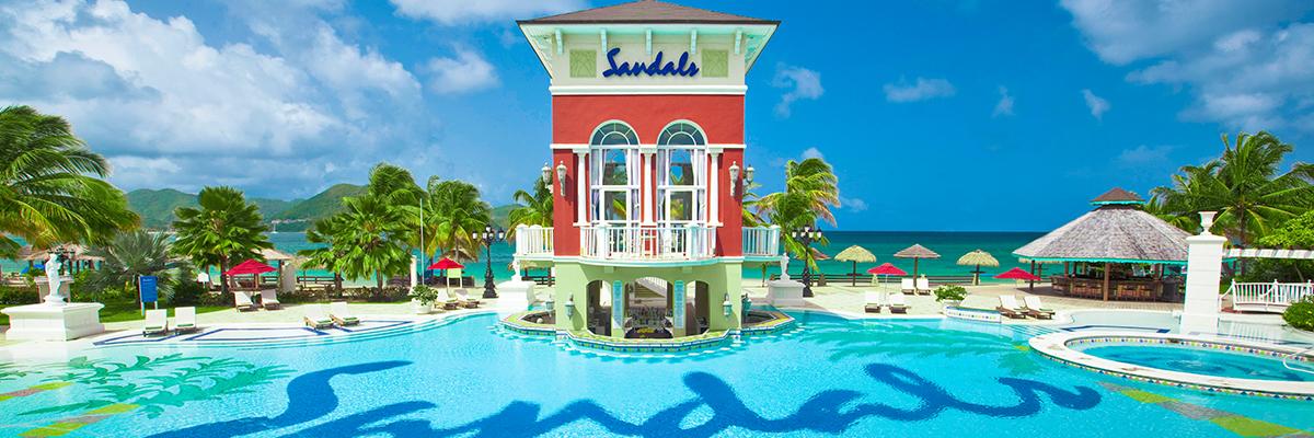 Sandals & Beaches background